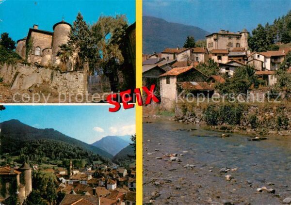 Seix Le chateau Le village Le Salat