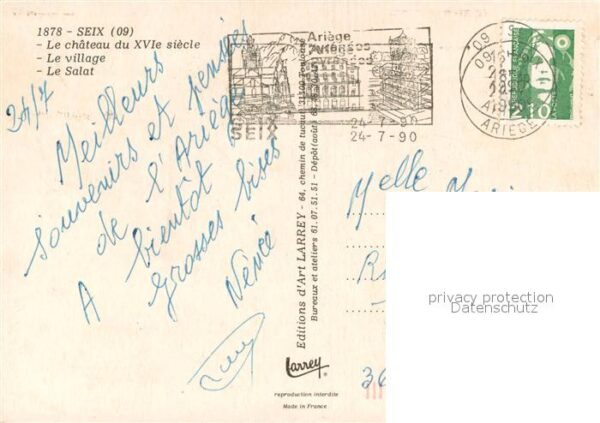 Seix Le chateau Le village Le Salat – Bild 2
