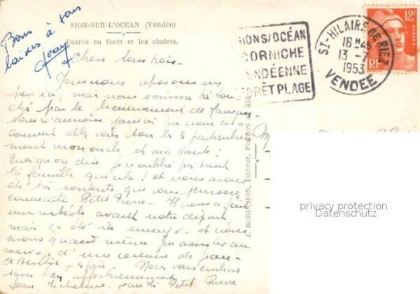 Sion sur Ocean Entree en foret et les chalets – Bild 2