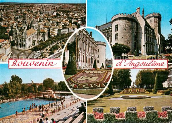 Angouleme Vue generale Hotel de Ville ses Jardins