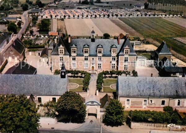 Le Lude Vue aerienne Hopital Rural et Maison de