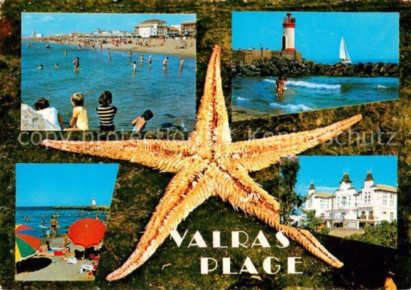 Valras-Plage La plage Le casino Le phare