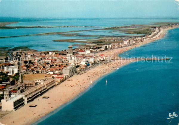Palavas-les-Flots Herault Vue aerienne sur la Station Balneaire l