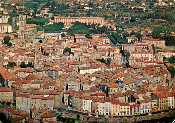Lodeve Vue generale aerienne
