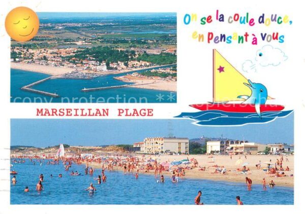 Marseillan Plage Vue aerienne et la plage