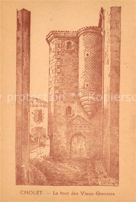 Cholet La tour des Vieux Greniers