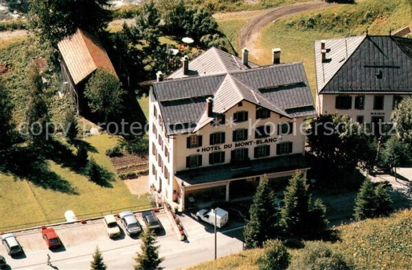 Vallorcine Haute Savoie Mont Blanc Hotel Vue aerienne