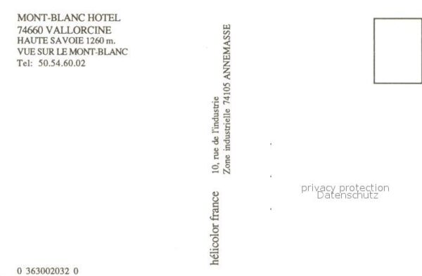 Vallorcine Haute Savoie Mont Blanc Hotel Vue aerienne – Bild 2