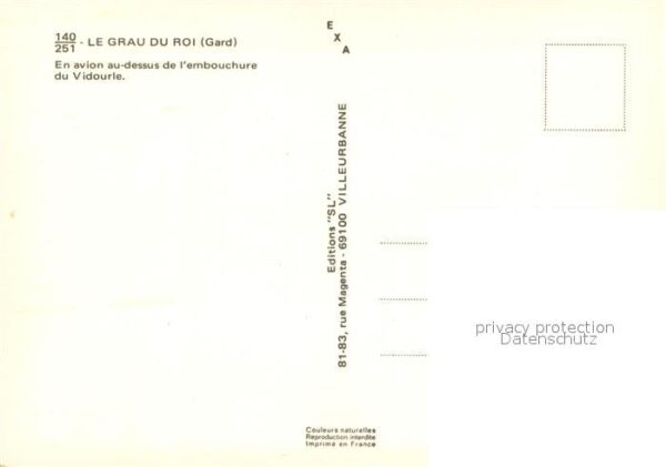 Le Grau-du-Roi Gard En avion au dessus de l’embouchure du V – Bild 2