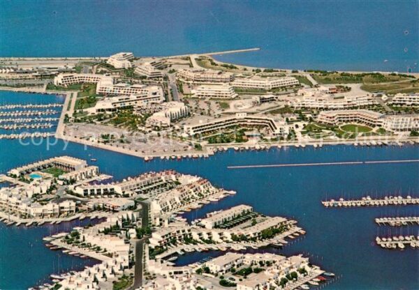 Port Camargue Vue aerienne