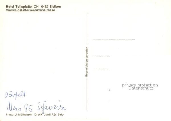 Sisikon Vierwaldstaettersee Hotel Tellsplatte – Bild 2