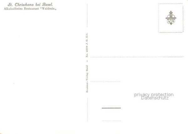 St Chrischona Alkoholfreies Restaurant Waldrain – Bild 2