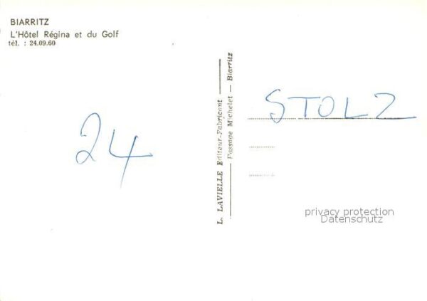 Biarritz Pyrenees Atlantiques Hotel Regina et du Golf – Bild 2