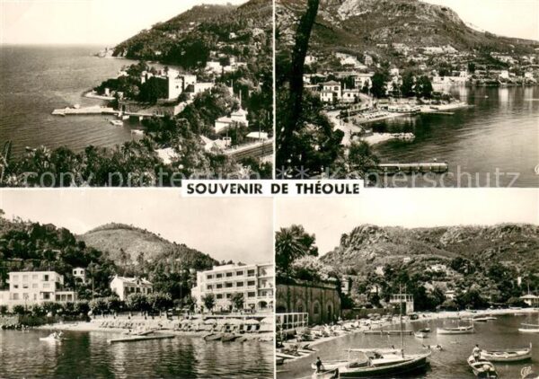 Theoule-sur-Mer Vue generale vers la Grotte de Gardanne
