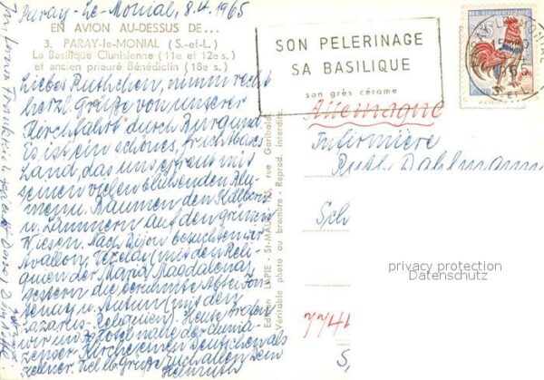 Paray-le-Monial La Basilique Clunisienne et ancien prie – Bild 2