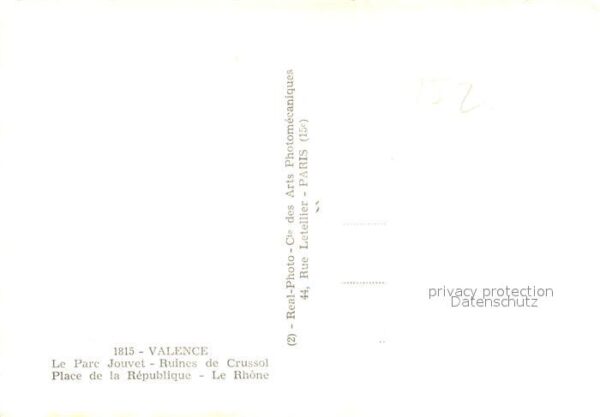 Valence 26 Le Parc Jouvet Ruines de Crussol Place – Bild 2