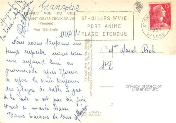 Saint-Gilles-Croix-de-Vie Vendee Vue aérienne – Bild 2