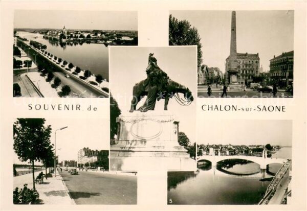 Chalon-sur-Saone Quais de la Saône Quartier Saint Lauren