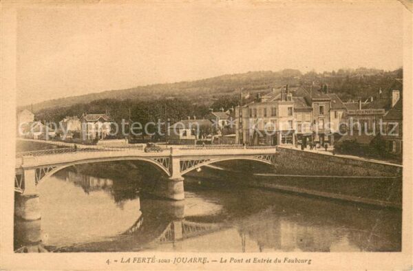 La Ferte-sous-Jouarre Le Pont et Entree du Faubourg