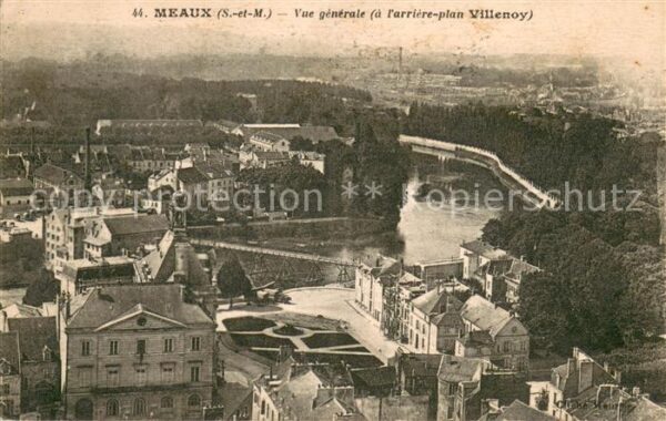 Meaux Seine et Marne Vue generale aerienne