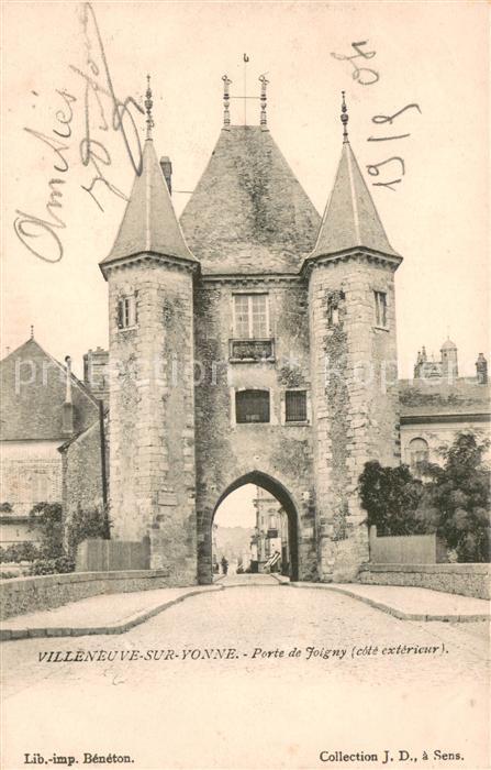 Villeneuve-sur-Yonne Porte de Joigny