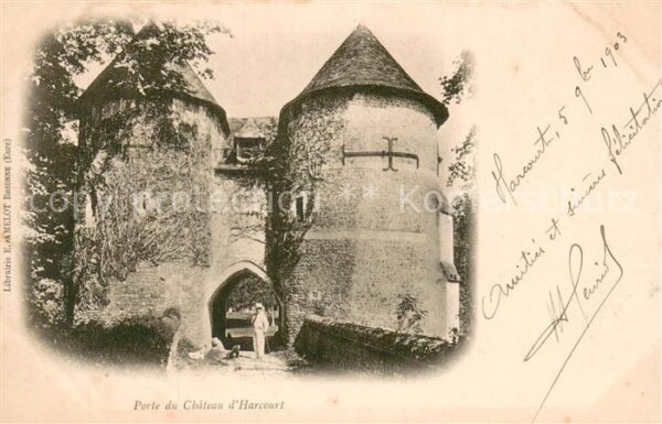 Harcourt Eure Porte du Chateau d_Harcourt