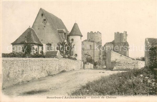 Bourbon-l Archambault Entree du Chateau