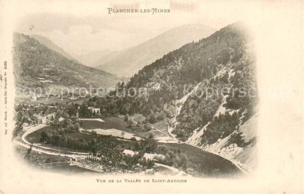 Plancher-les-Mines Vue de la Vallee de Saint Antoine