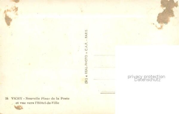 Vichy Allier Nouvelle Place de la Poste et vue vers – Bild 2