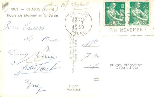 Chablis Route de Maligny et le Serein – Bild 2
