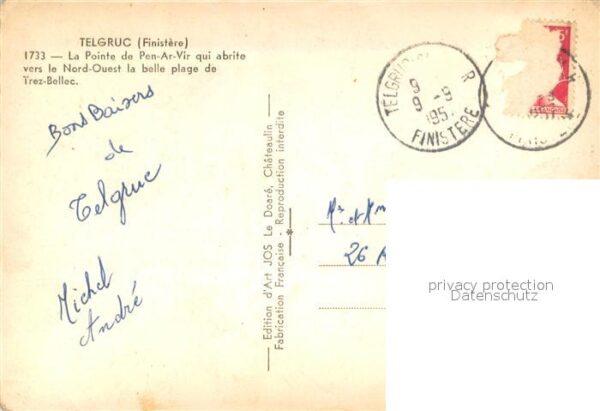 Telgruc-sur-Mer LaPonte de Pen Ar Vir qui abrite vers l – Bild 2