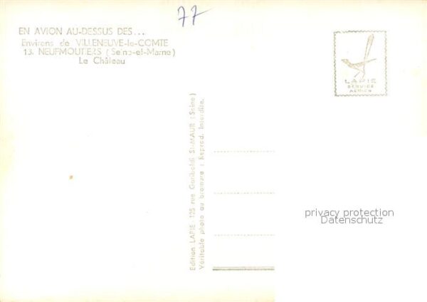 Neufmoutiers-en-Brie Le Chateau Vue aerienne – Bild 2