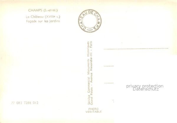 Champs-sur-Marne Le Chateau Facade sur les Jardins – Bild 2