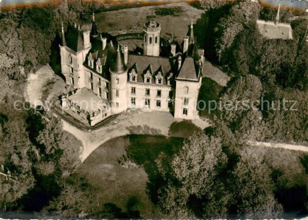 Louestault Chateau de Fontenailles Vue aerienne