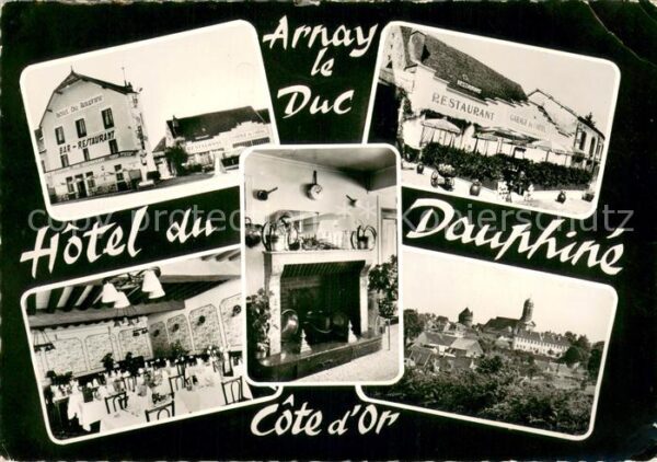 Arnay-le-Duc Hotel du Dauphine Restaurant Vue partie