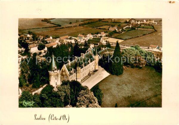 Thoisy-la-Berchere Vue aerienne du Chateau