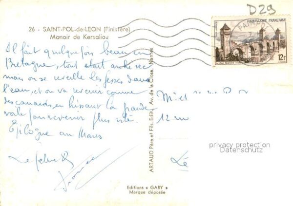 Saint-Pol-de-Leon Manoir de Kersaliou – Bild 2