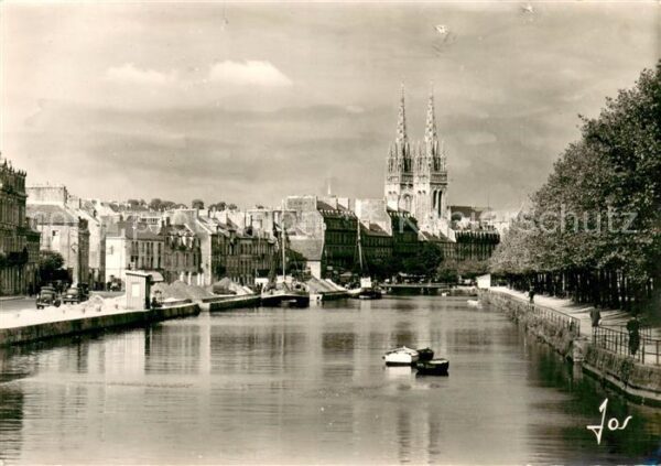 Quimper Odet a maree haute