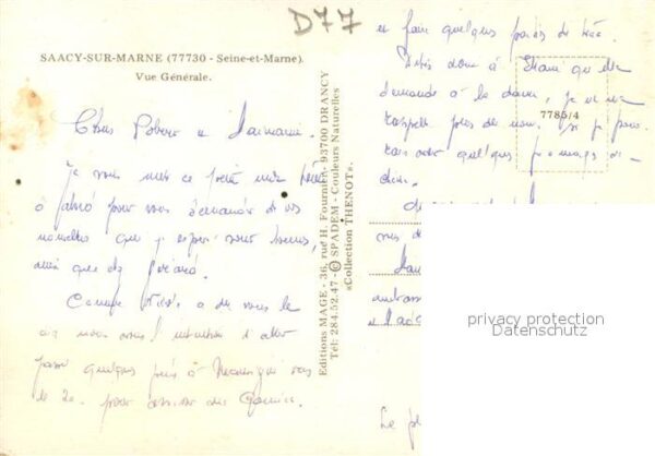 Saacy-sur-Marne Vue generale – Bild 2