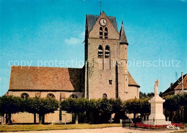 Marolles-sur-Seine Eglise et place