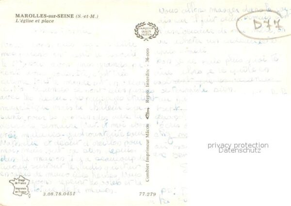 Marolles-sur-Seine Eglise et place – Bild 2