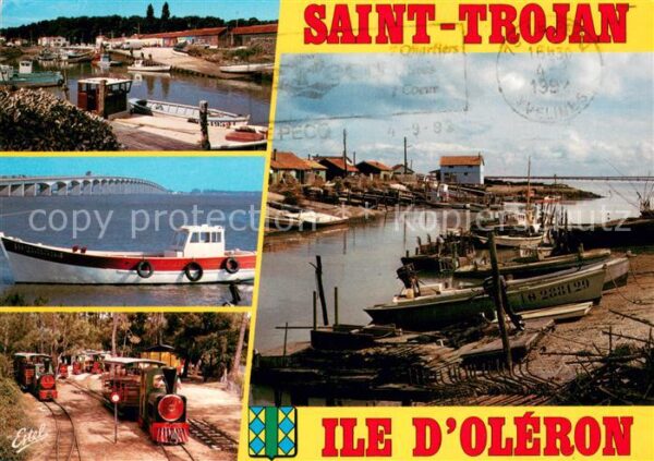 Saint-Trojan Le port Le viaduc Oleron Continent Le p