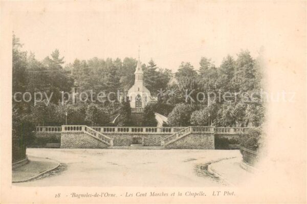 Bagnoles-de-l Orne Les Cent Marches et la Chapelle