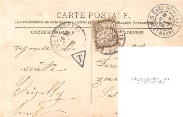 Crouy-sur-Ourcq Donjon du vieux Chateau XIVe siècle vue – Bild 2