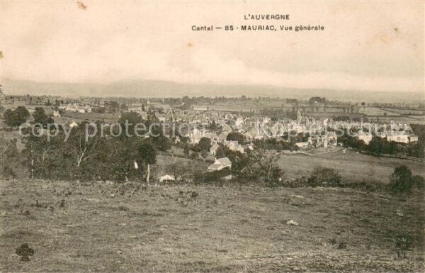 Mauriac Cantal Vue Generale