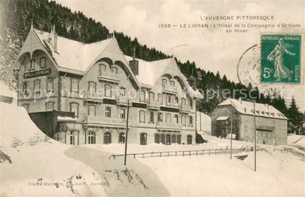 Le Lioran Hôtel de la Compagnie d_Orléans en hive