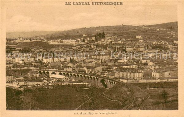 Aurillac Vue Generale Viaduc