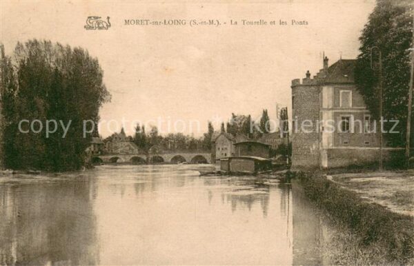 Moret-sur-Loing La Tourelle et les ponts