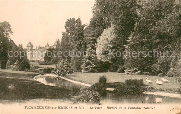 Ferrieres-en-Brie Le parc Rivière de la Fontaine Tabaret