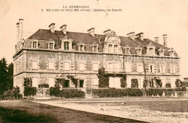 Bellou-en-Houlme Chateau de Dieufit Schloss